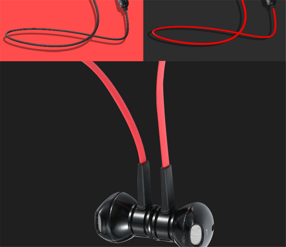 Sports Wireless Bluetooth Earphone Stereo Headset with Microphone Running Headphones - Black Sports Wireless Bluetooth Earphone Stereo Headset with Microphone Running Headphones - Black