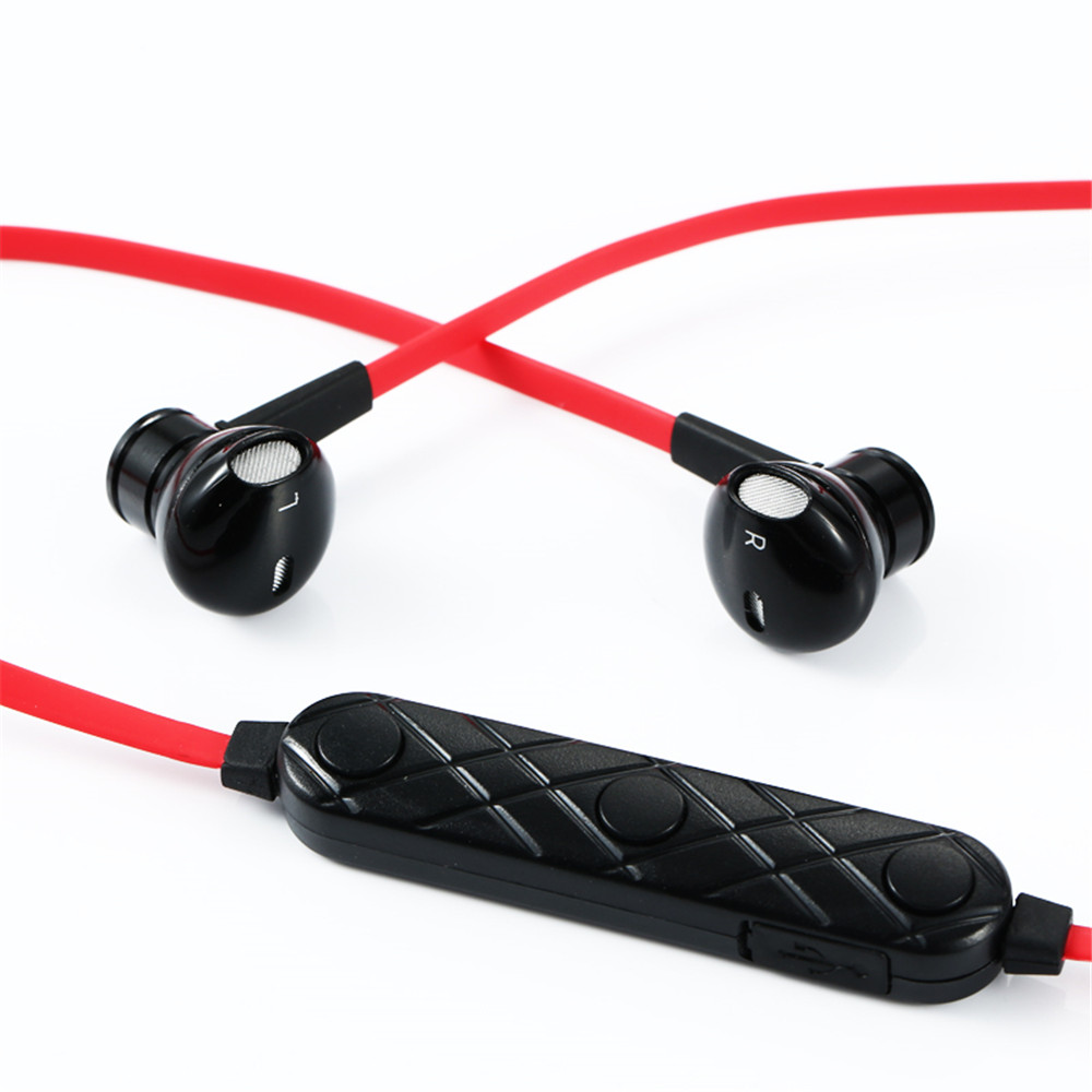 Sports Wireless Bluetooth Earphone Stereo Headset with Microphone Running Headphones - Black Sports Wireless Bluetooth Earphone Stereo Headset with Microphone Running Headphones - Black