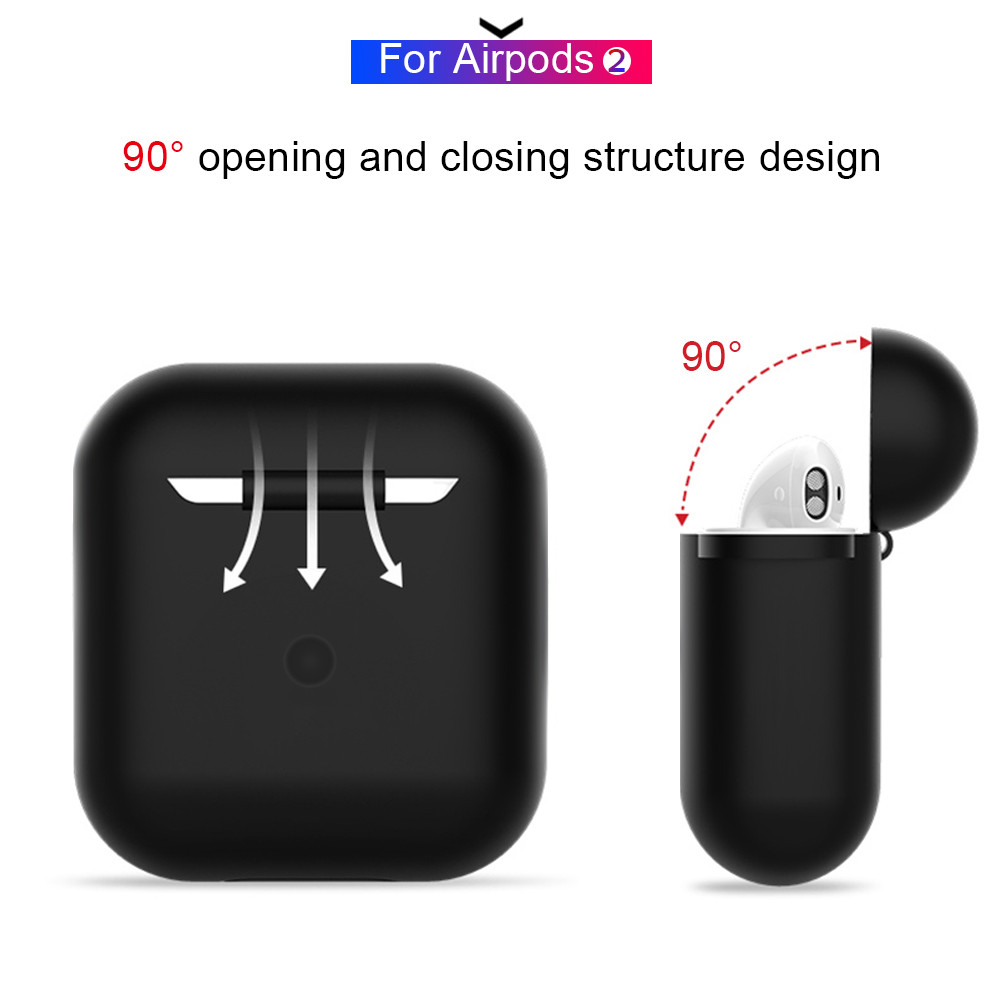 Silicone Wireless Earphone Protective Case Skin Cover for AirPods Storage Box- Sky Blue Silicone Wireless Earphone Protective Case Skin Cover for AirPods Storage Box- Sky Blue