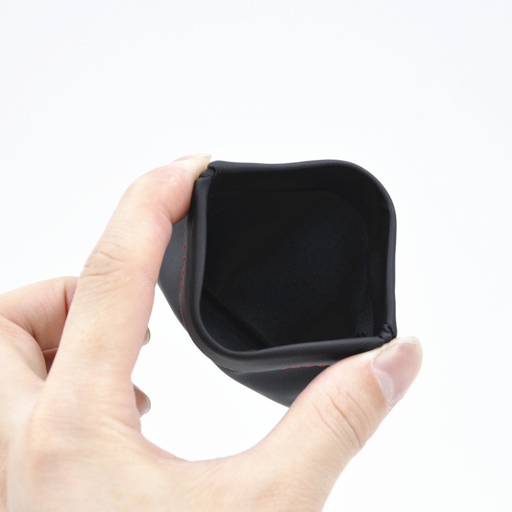 High Quality Earphone Bag PU Leather Case Carrying Pouch Store Package Accessories- Black High Quality Earphone Bag PU Leather Case Carrying Pouch Store Package Accessories- Black