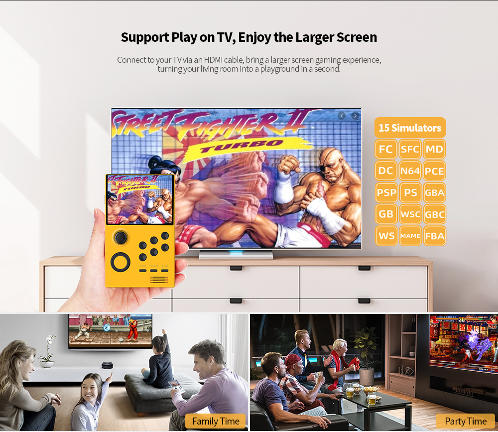 Supretro 3.5 inch IPS Screen Android Gaming Handheld Mini WiFi Download Games Online Support PS / FBA / MAME / DC / N64 / MD / FC / GBA / GBC / PCE / SFC - Silk White Supretro 3.5 inch IPS Screen Android Gaming Handheld Mini WiFi Download Games Online Support PS / FBA / MAME / DC / N64 / MD / FC / GBA / GBC / PCE / SFC - Silk White