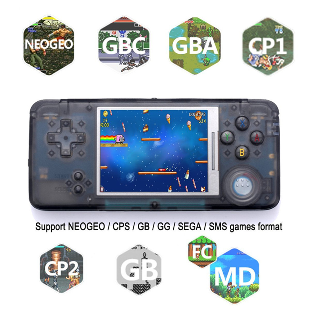 Handheld Game Console Video Game Player Machine Built In 3000 Games- White Handheld Game Console Video Game Player Machine Built In 3000 Games- White