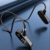 H18 Wireless Bluetooth 5.2 Concept Bone Conduction Power Digital Display Sports Sweat-proof Running Stereo Headphones