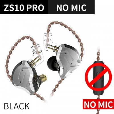 KZ ZS10 PRO 4BA+1DD HIFI Metal Headset Hybrid In-ear Earphone Sport Noise Cancelling Headset KZ ZSN PRO ZST AS16 AS12 AS10 C16
