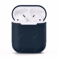 Besegad Silicone Carrying Case Cover Skin Sleeve Pouch Box for Apple Airpods Air Ear Pods Buds Wireless Earphone Headpho