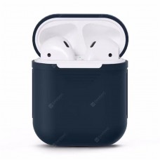 Besegad Silicone Carrying Case Cover Skin Sleeve Pouch Box for Apple Airpods Air Ear Pods Buds Wireless Earphone Headpho