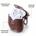 Genuine Leather Bluetooth Wireless Earphone Case For AirPods 2 Protective Cover Skin Accessories For Airpods Charging Box