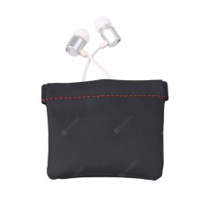 High Quality Earphone Bag PU Leather Case Carrying Pouch Store Package Accessories