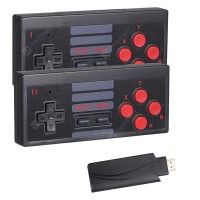 RS-54 USB Wireless Handheld TV Video Game Console Build in 628 Classic Games Mini Dual Gamepad 1080 Output 2.4G Wireless Controller