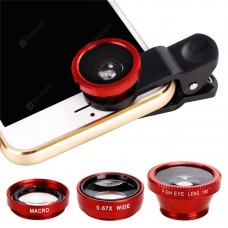 3 in 1 Clip-On Cell Phone Camera Lens Kit