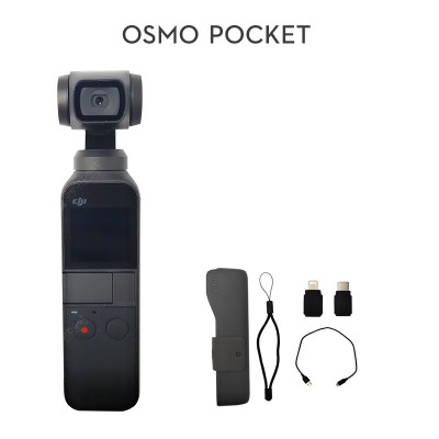 DJI Osmo Pocket 3-axis Stabilized Handheld Camera with Smartphone 4K 60fps Video Option Expansion Kit Micro SD Card In Stock