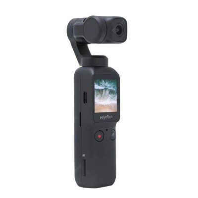 Feiyutech Feiyu Pocket Stabilized Camera 6-Axis Hybrid Stabilization 4K 60fps 270 Mins Handheld Gimbal Camera Stabilizer