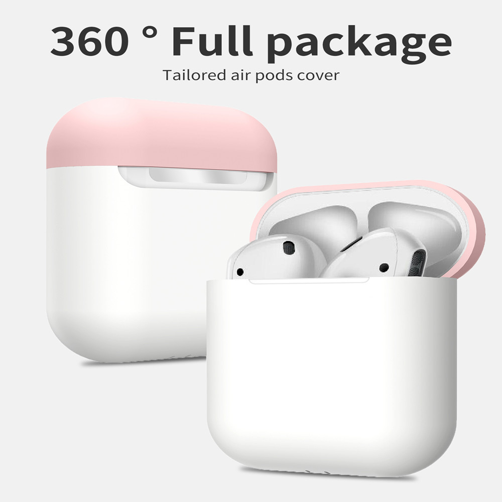 Creative Earphone Protective Cover for AirPods- White