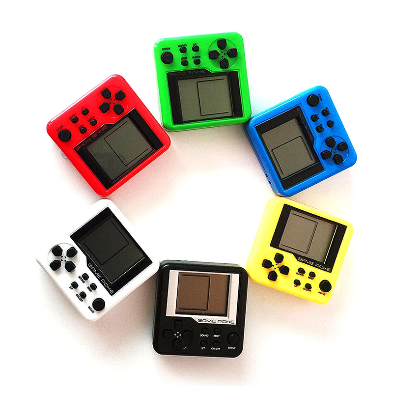 Mini Classic Game Electronic Toys with LCD Screen for Kids 26 Games- Green