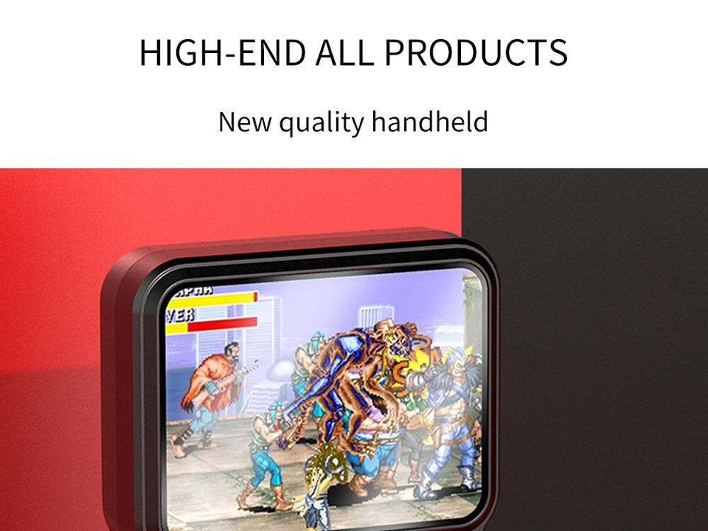 M3 Mini Retro Pocket Game Console 16-bit Nostalgic Handheld 900 Pre-positioned Games Boxing Rocker Joystick FC Amusement Game Machine - Ocean Blue