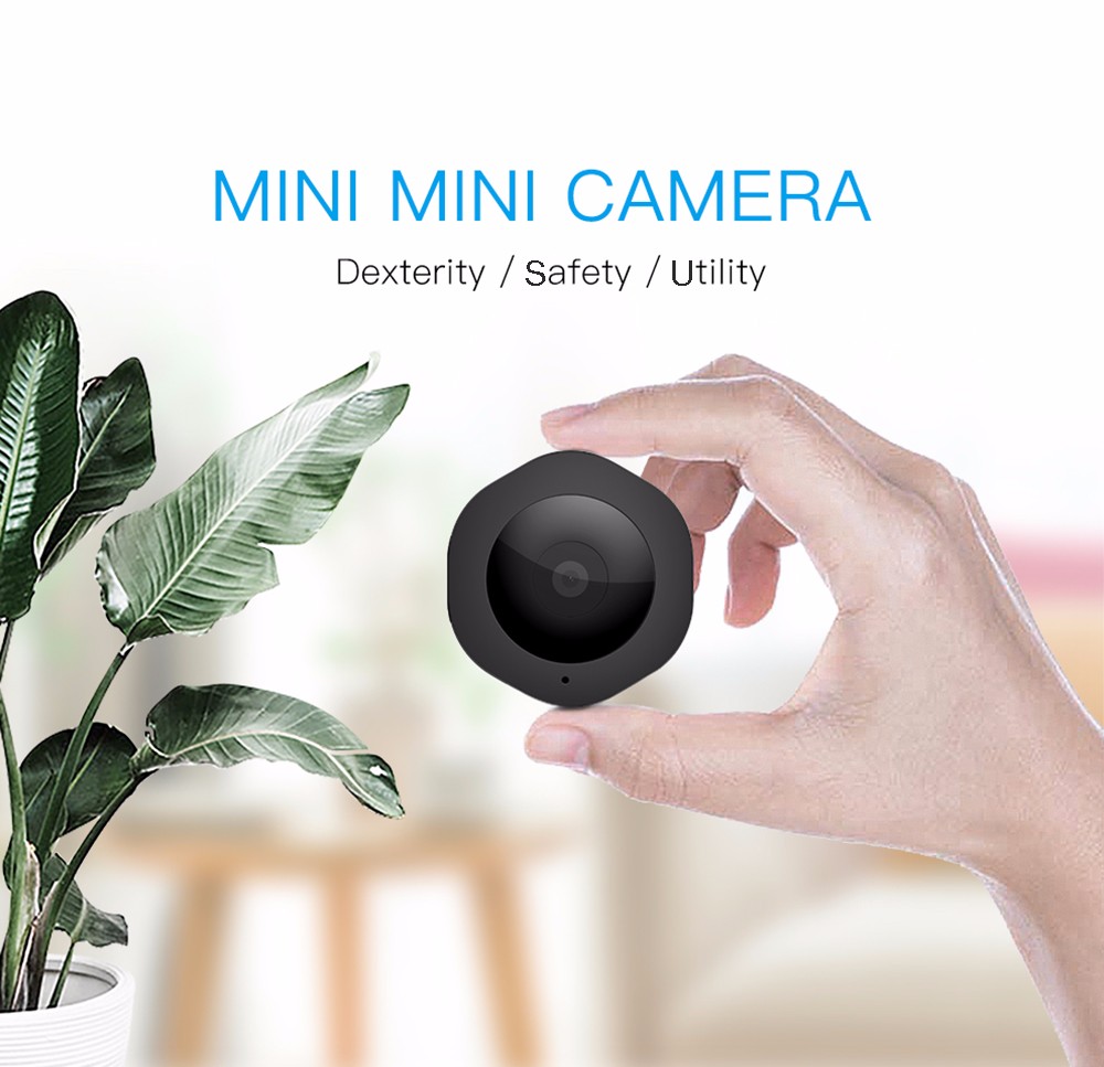 H6DV Full HD 1080P Mini Camera IR Night Vision Motion Detection Micro DV DVR Camcorder- Black